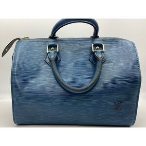 Louis Vuitton Blue Speedy 11 inch